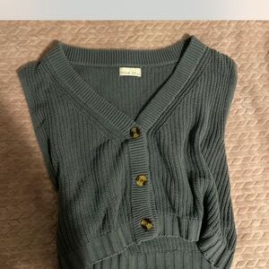 Women's Green Sweater